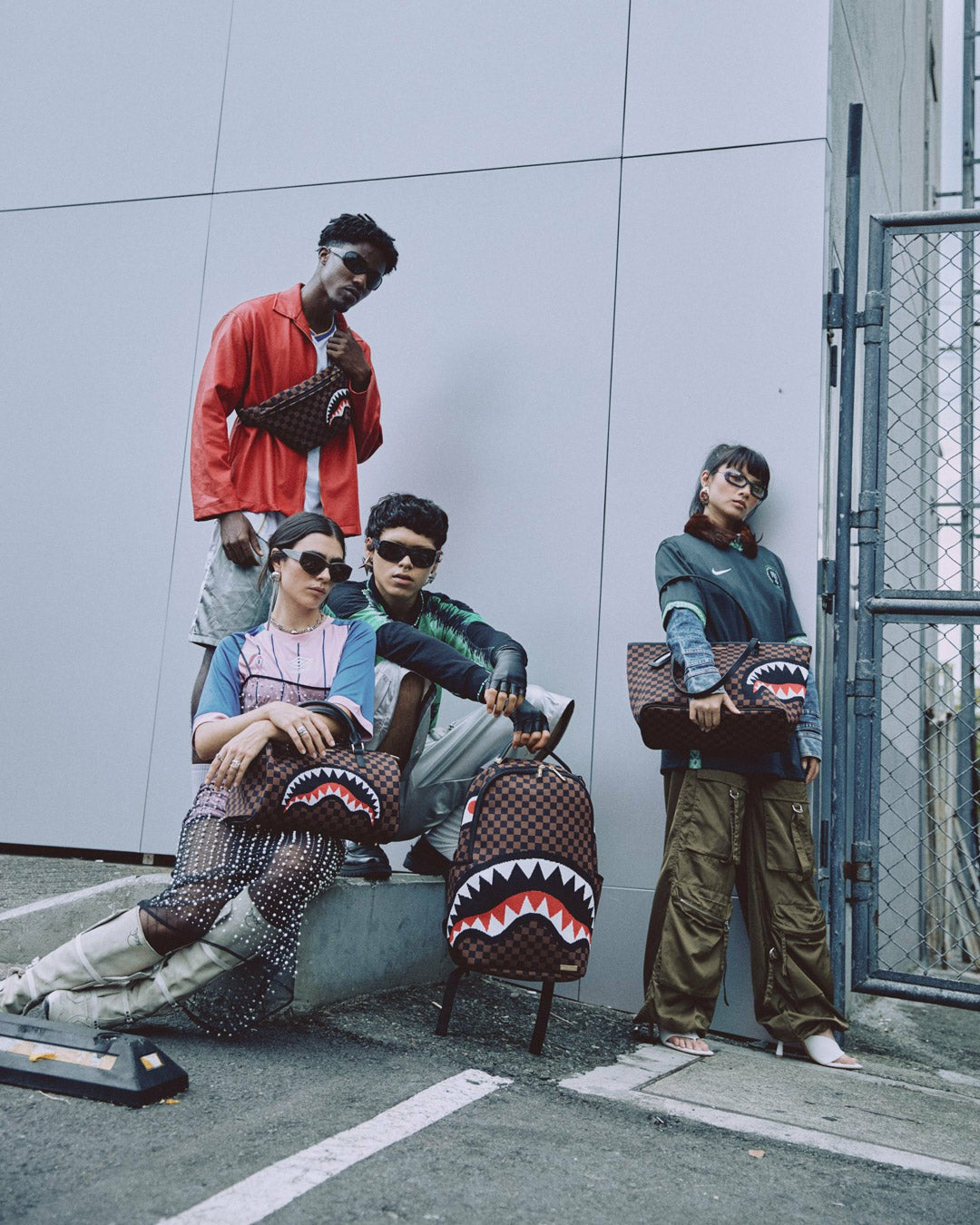 KYOTOKNIT SHARKS IN PARIS MINI DUFFLE | Sprayground sale