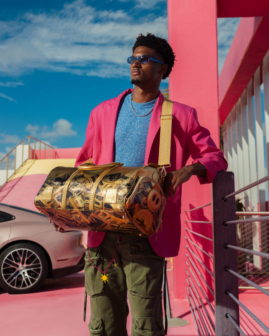 SQUID GAME COLLAB PIGGY BANK DUFFLE | Sprayground US