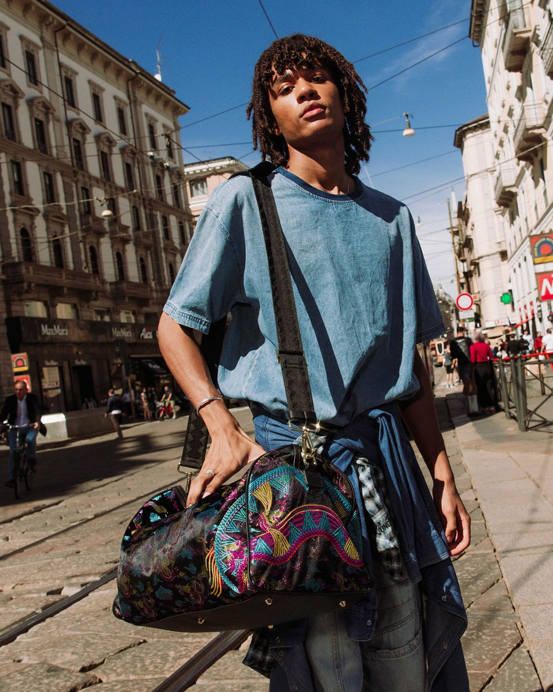 EMBROIDERED DRAGONS DUFFLE | Sprayground for sale