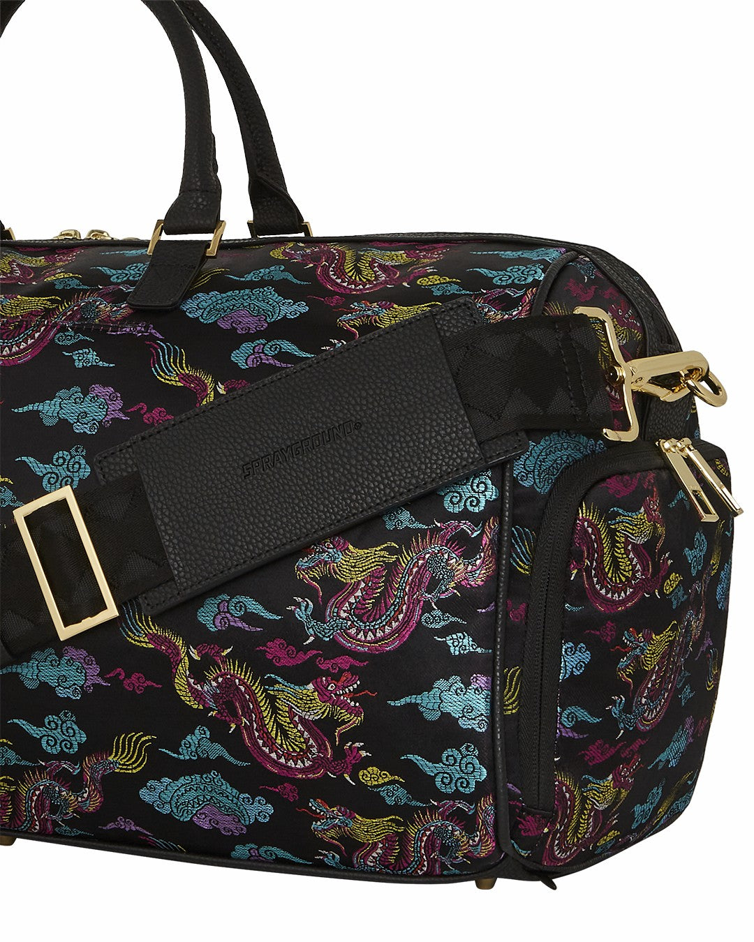 EMBROIDERED DRAGONS DUFFLE | Sprayground for sale