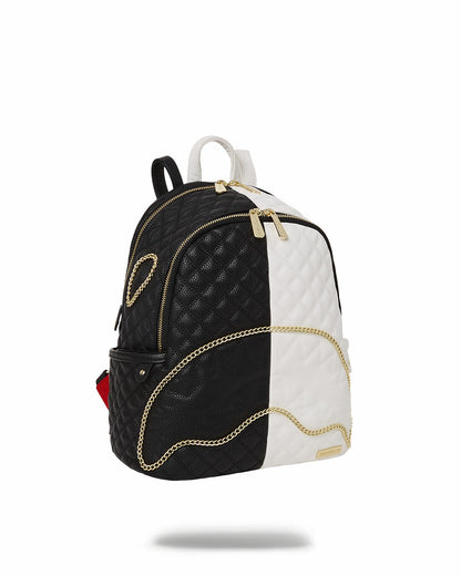 LEVELED UP SPLIT QUILT SHARK SAVAGE BACKPACK | Sprayground US