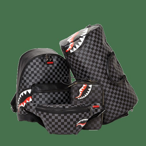 SHARKS IN PARIS (BLACK CHECKERED EDITION) | Sprayground US