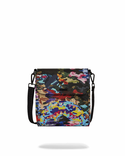 SLICED AND DICED CAMO MESSENGER SLING BAG | Sprayground Near Me