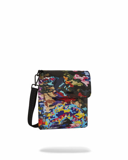 SLICED AND DICED CAMO MESSENGER SLING BAG | Sprayground Near Me