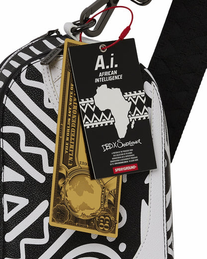 A.I.8 AFRICAN INTELLIGENCE - ORIGIN STORY BACKPACK SLING | Sprayground Online