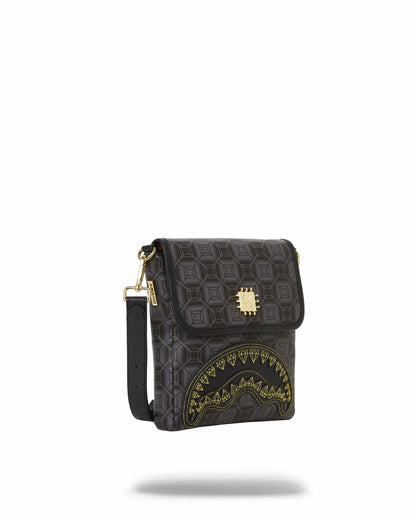 OBSIDIAN STUNNER A.i.6 SANDFLOWER COLLAB LARGE SLING | Sprayground Near Me