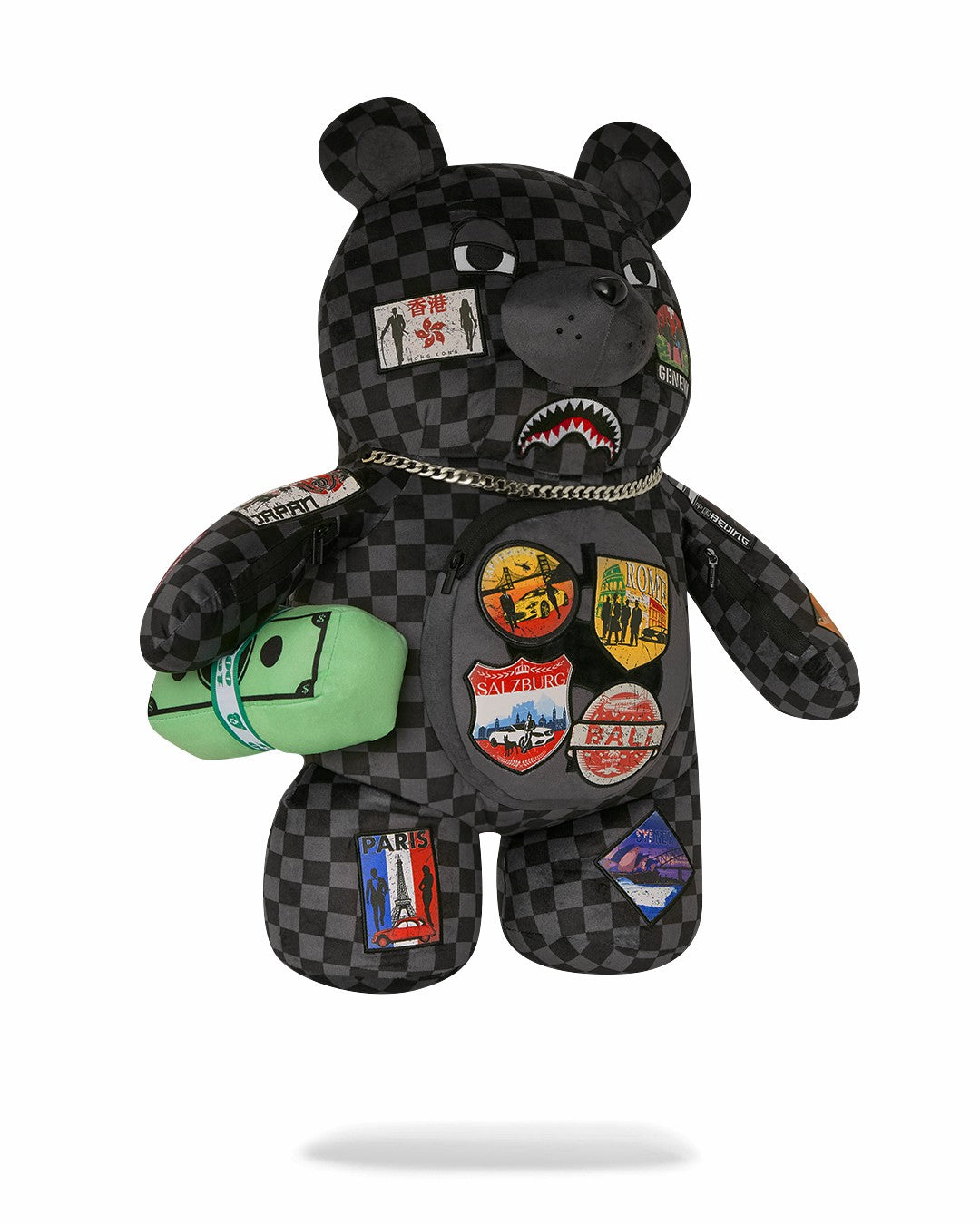 GLOBAL MOGUL UNLIMITED MILES MONEYBEAR TEDDYBEAR BACKPACK | Sprayground for sale