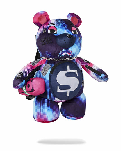SHARKCLUB ELECTRONICA MONEYBEAR TEDDYBEAR BACKPACK | Sprayground US