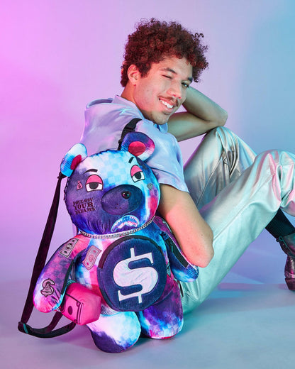 SHARKCLUB ELECTRONICA MONEYBEAR TEDDYBEAR BACKPACK | Sprayground US