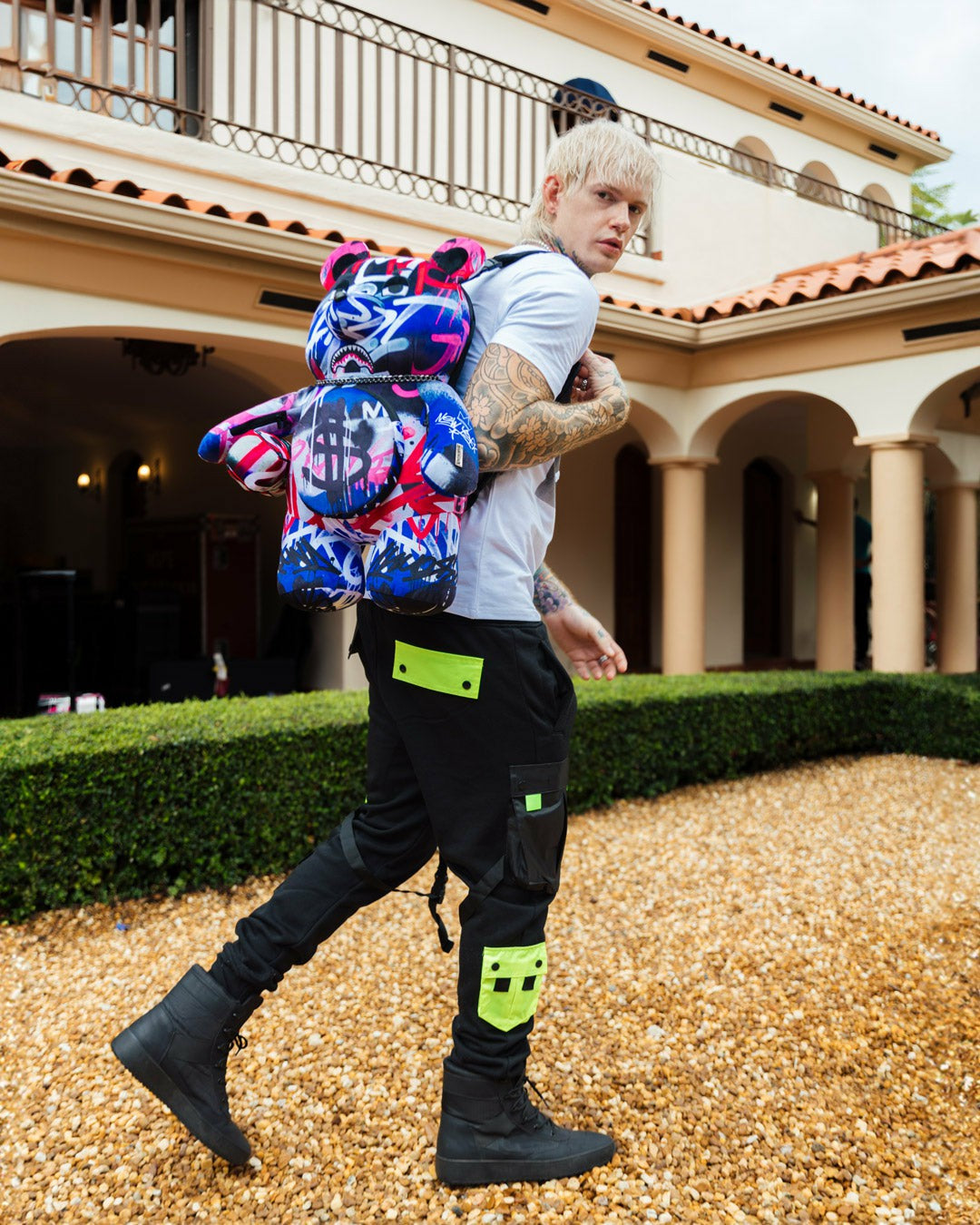 SHARK ATELIER MONEYBEAR TEDDYBEAR BACKPACK | Sprayground Clearance