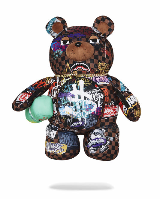 SHARKS IN PARIS THE RIZZ MONEYBEAR TEDDYBEAR BACKPACK | Sprayground Near Me