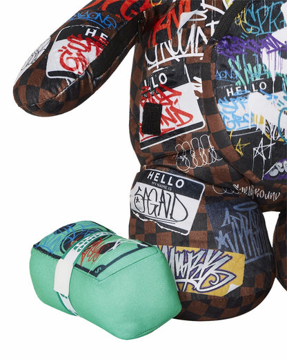 SHARKS IN PARIS THE RIZZ MONEYBEAR TEDDYBEAR BACKPACK | Sprayground Near Me
