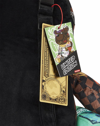 SHARKS IN PARIS THE RIZZ MONEYBEAR TEDDYBEAR BACKPACK | Sprayground Near Me