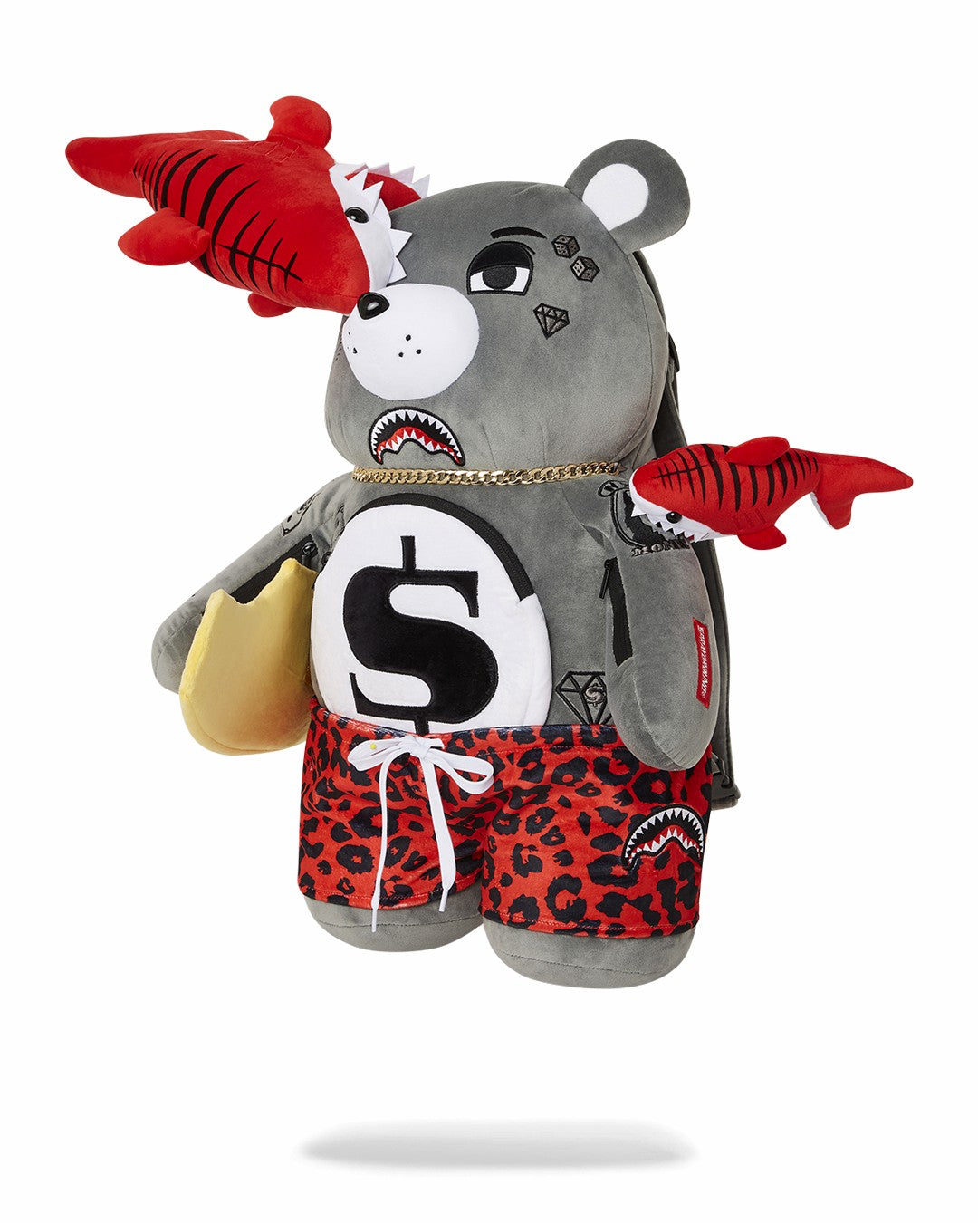 SHARK FRIENDS MONEYBEAR TEDDYBEAR BACKPACK | Sprayground sale