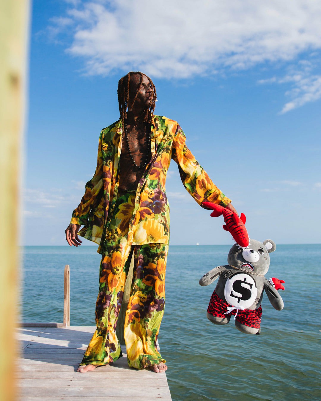SHARK FRIENDS MONEYBEAR TEDDYBEAR BACKPACK | Sprayground sale