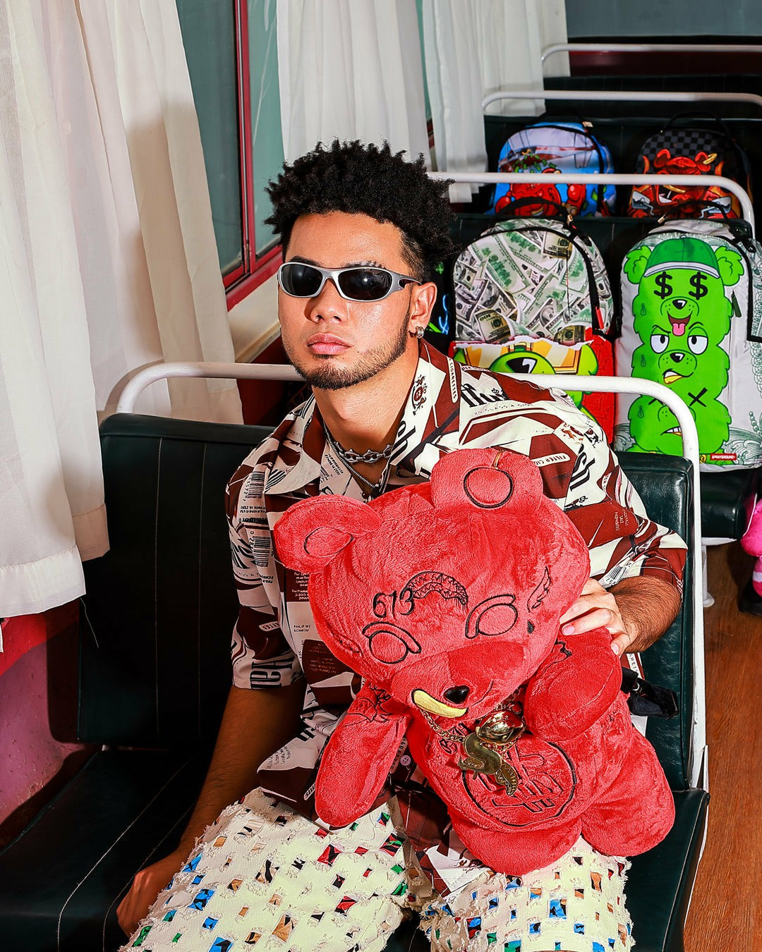 DIABLO PLUSH TEDDYBEAR BACKPACK | Sprayground Discount