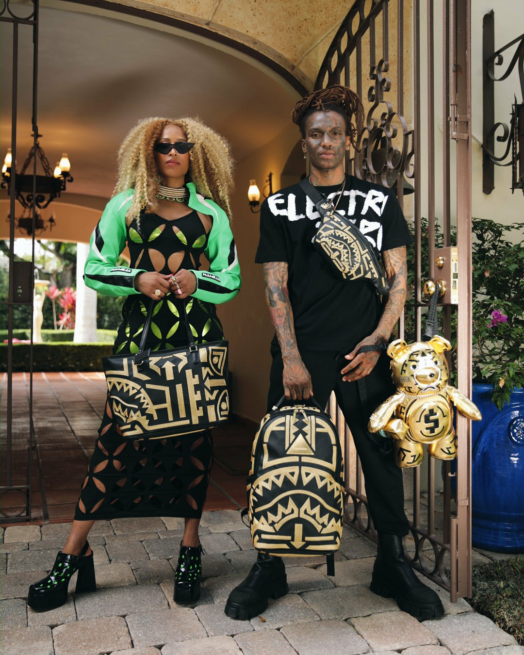 A.I.8 AFRICAN INTELLIGENCE PATH TO THE FUTURE II MEDIUM MONEYBEAR TEDD | Sprayground for sale