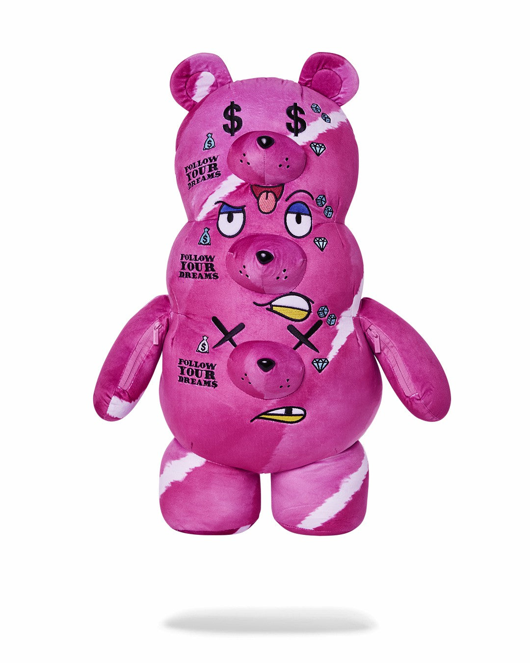 THE 3 HEADED BEAR PLUSH TEDDYBEAR BACKPACK | Sprayground Online