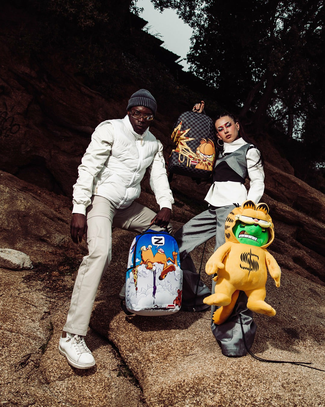 GARFIELD MONEYBEAR SUIT TEDDYBEAR BACKPACK | Sprayground US
