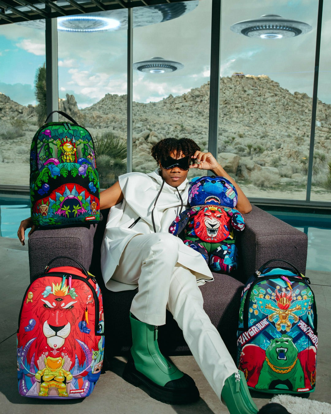 ASTRO TWILIGHT MONEYBEAR TEDDYBEAR BACKPACK | Sprayground Discount