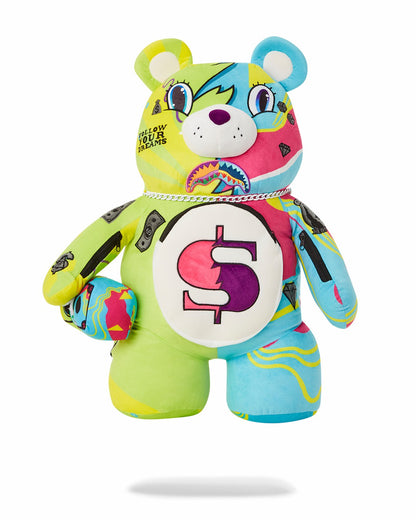 SUPER WEIRD MONEYBEAR TEDDYBEAR BACKPACK | Sprayground sale