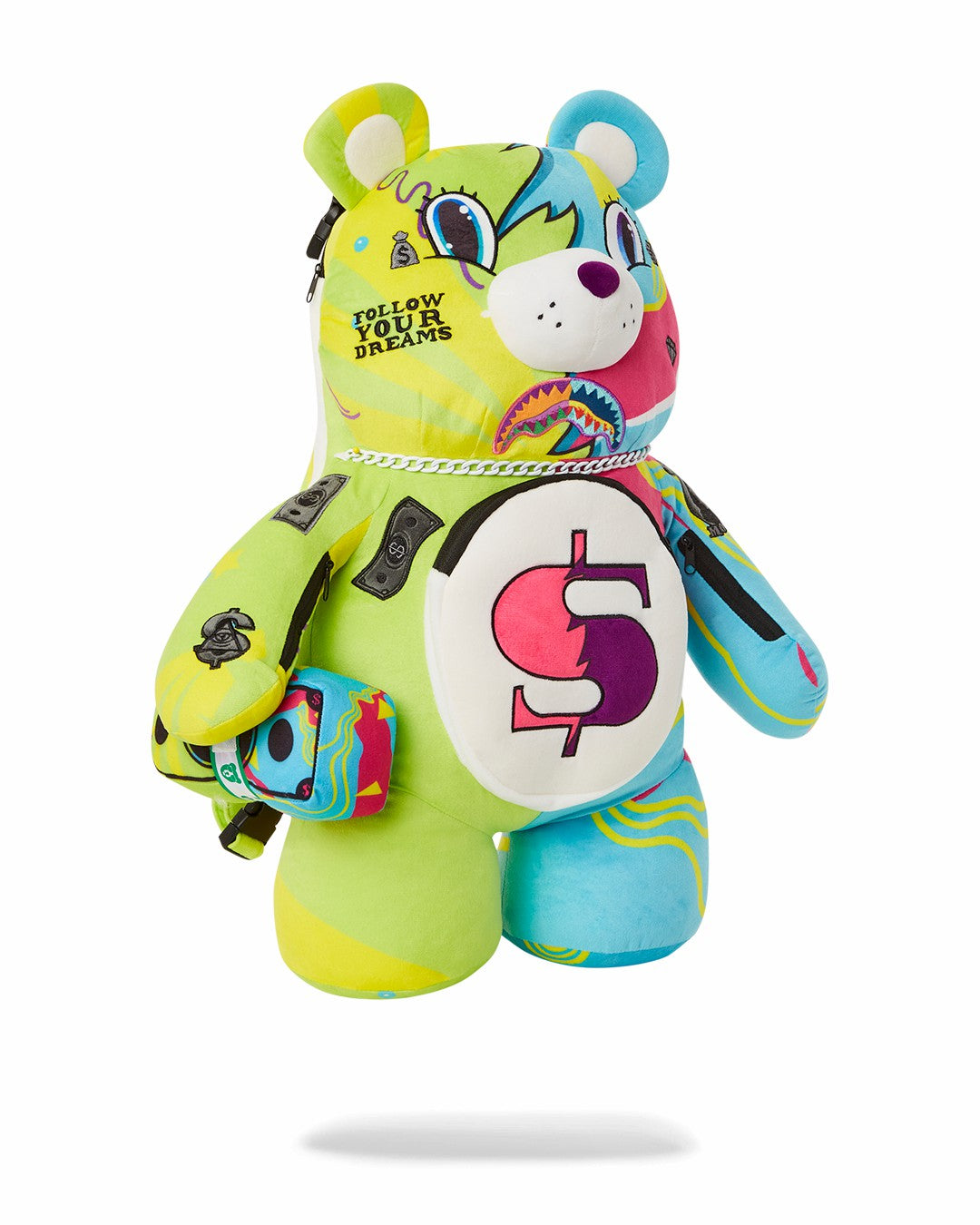 SUPER WEIRD MONEYBEAR TEDDYBEAR BACKPACK | Sprayground sale