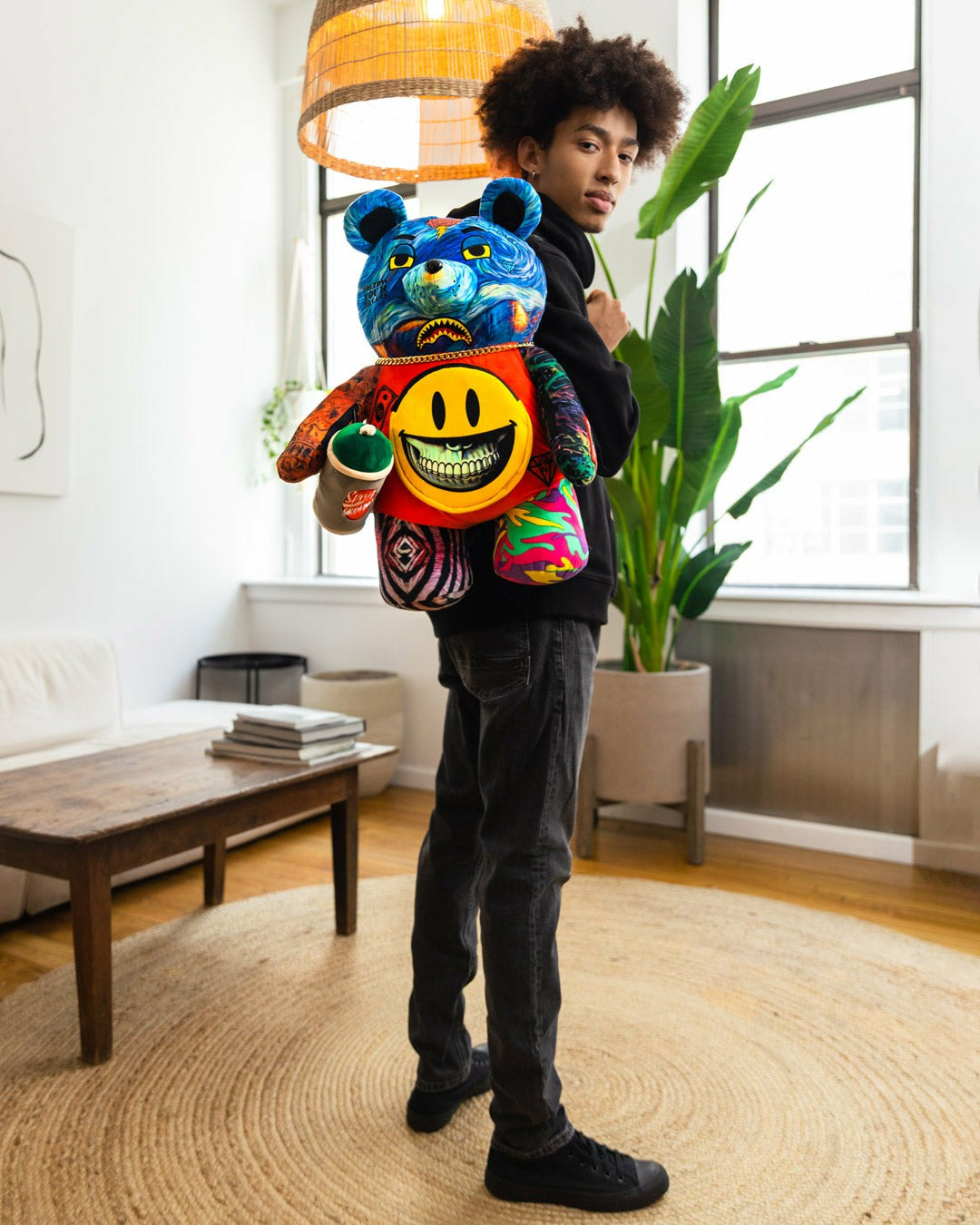 VILLAIN MONEY BEAR TEDDYBEAR RON ENGLISH EDITION BACKPACK | Sprayground for sale