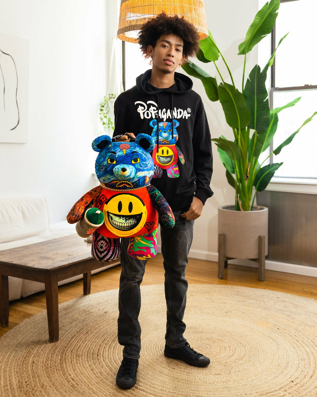 VILLAIN MONEY BEAR TEDDYBEAR RON ENGLISH EDITION BACKPACK | Sprayground for sale