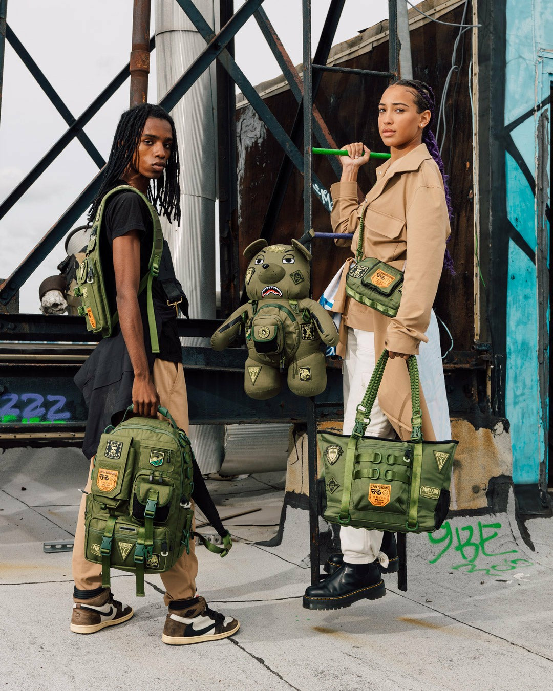 SPECIAL OPS FULL THROTTLE MONEYBEAR TEDDYBEAR BACKPACK | Sprayground Clearance