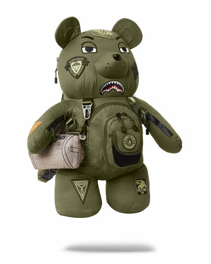 SPECIAL OPS FULL THROTTLE MONEYBEAR TEDDYBEAR BACKPACK | Sprayground Clearance