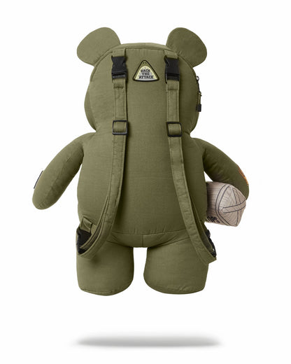 SPECIAL OPS FULL THROTTLE MONEYBEAR TEDDYBEAR BACKPACK | Sprayground Clearance