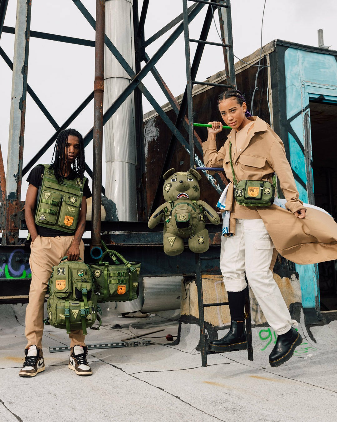 SPECIAL OPS FULL THROTTLE MONEYBEAR TEDDYBEAR BACKPACK | Sprayground Clearance