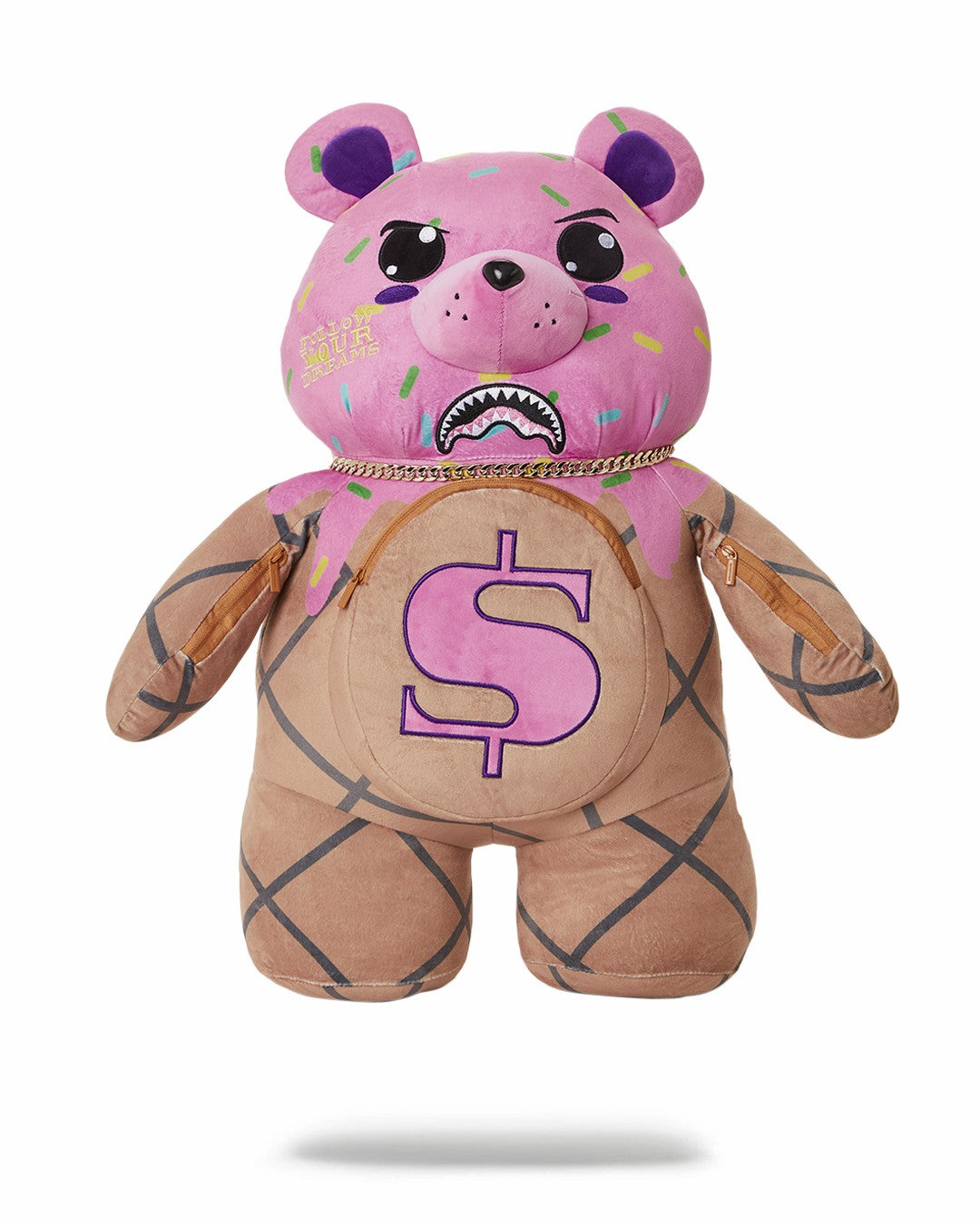 I SCREAM MONEYBEAR TEDDYBEAR BACKPACK | Sprayground for sale