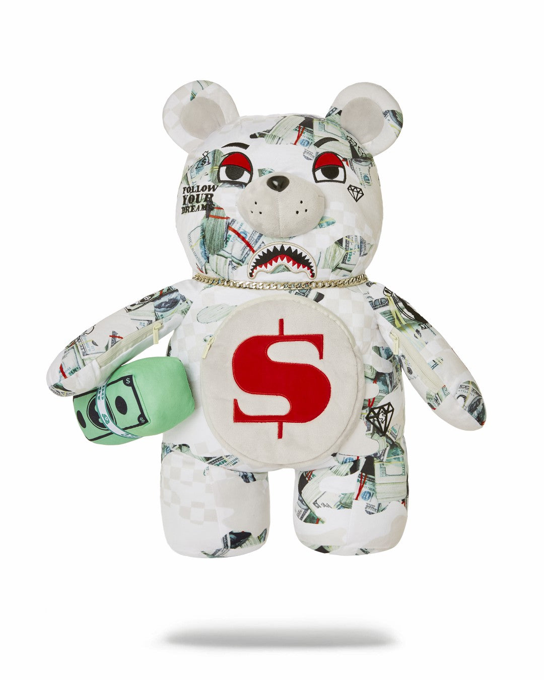 FEROCIOU$ MONEYBEAR TEDDYBEAR BACKPACK | Sprayground Clearance