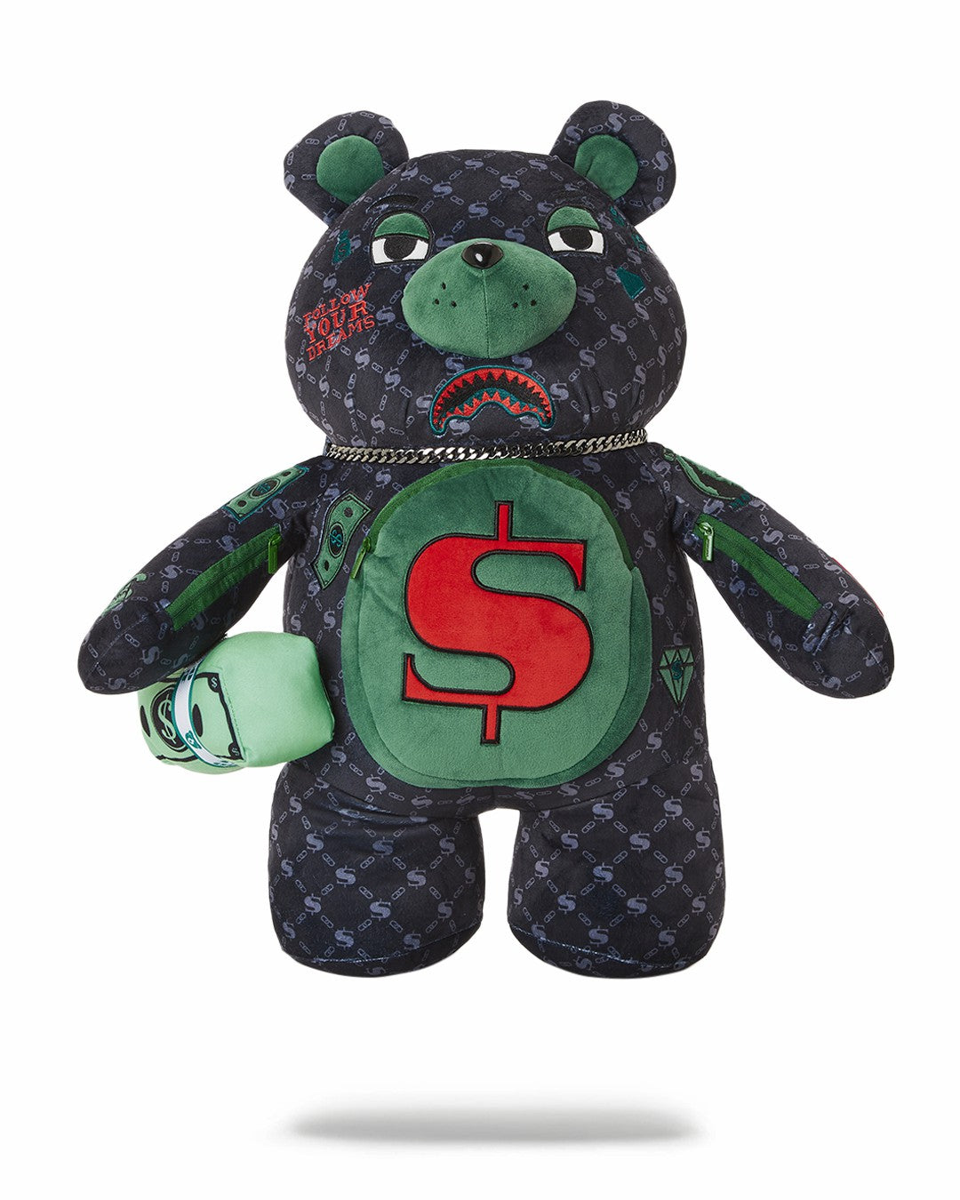 DINERO MONEYBEAR TEDDYBEAR BACKPACK | Sprayground sale