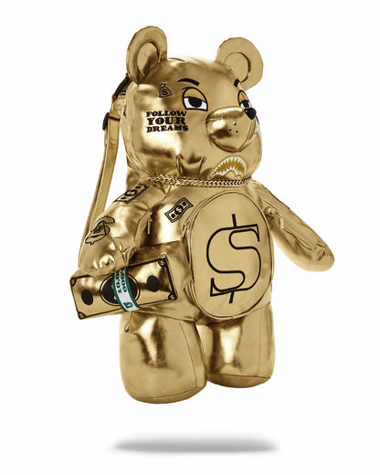 GOLD RUSH MONEYBEAR TEDDYBEAR BACKPACK | Sprayground US