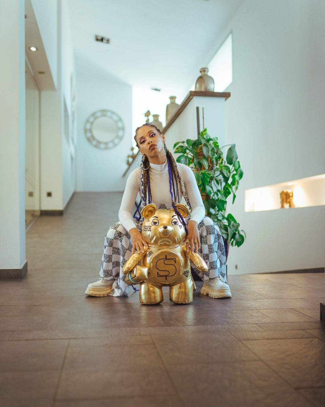 GOLD RUSH MONEYBEAR TEDDYBEAR BACKPACK | Sprayground US