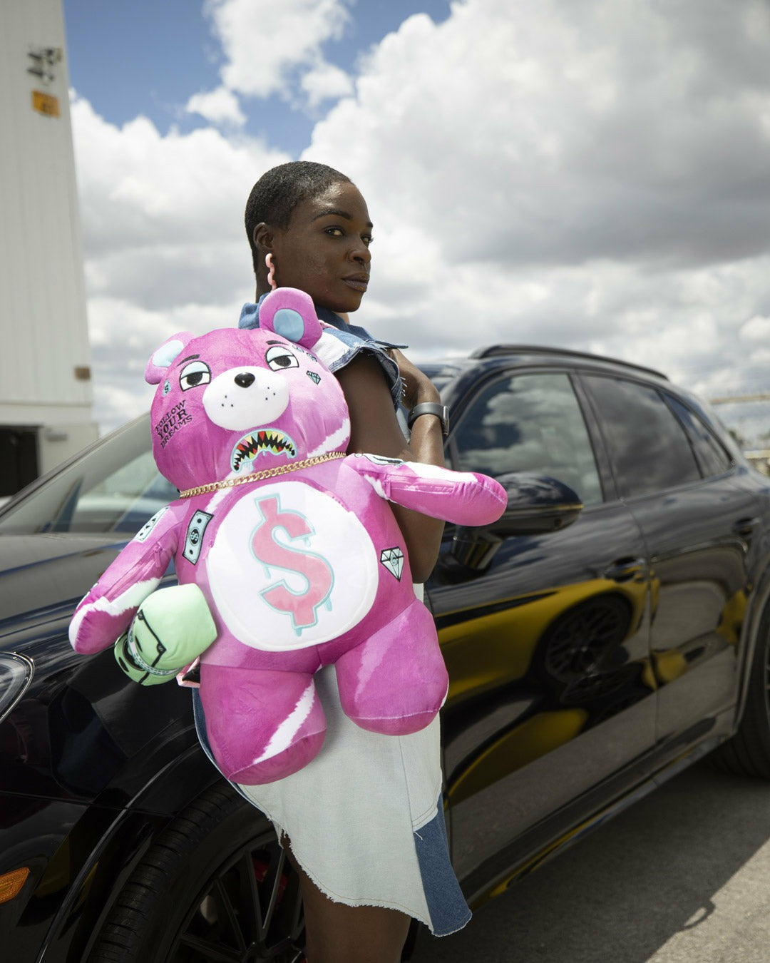 PINK PUNK MONEYBEAR TEDDYBEAR BACKPACK | Sprayground Discount