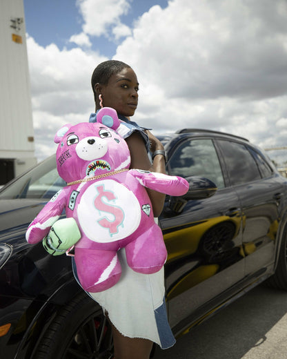 PINK PUNK MONEYBEAR TEDDYBEAR BACKPACK | Sprayground Discount