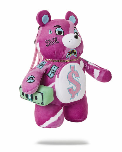 PINK PUNK MONEYBEAR TEDDYBEAR BACKPACK | Sprayground Discount
