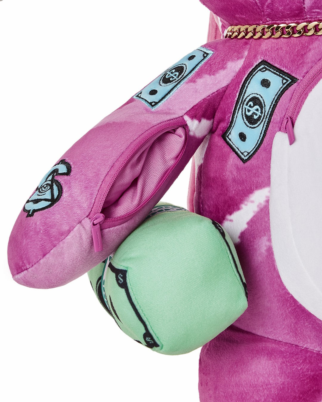 PINK PUNK MONEYBEAR TEDDYBEAR BACKPACK | Sprayground Discount