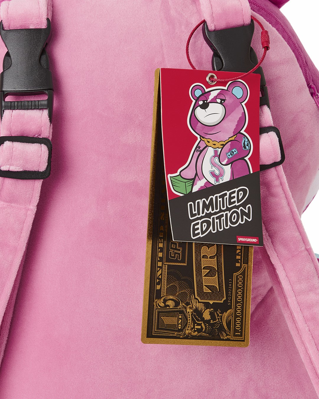 PINK PUNK MONEYBEAR TEDDYBEAR BACKPACK | Sprayground Discount