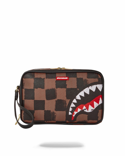 SHARKS IN PARIS VANQUISH TOILETRY BAG | Sprayground Clearance