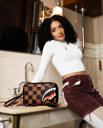 SHARKS IN PARIS VANQUISH TOILETRY BAG | Sprayground Clearance