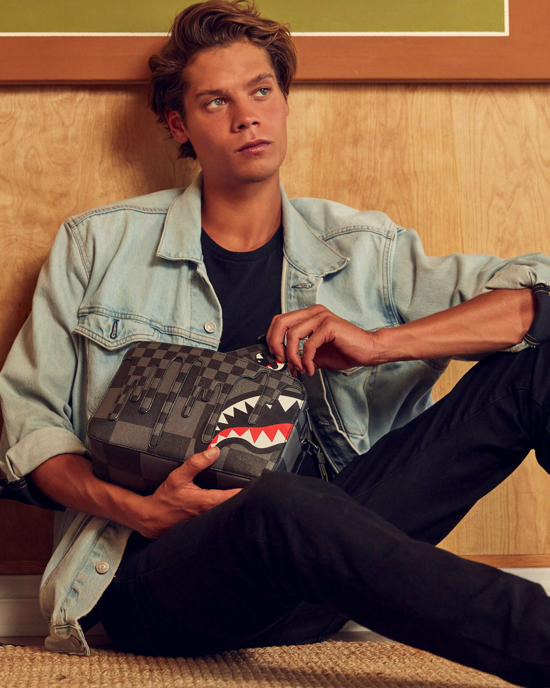 XTC GREY SHARKS IN PARIS TOILETRY BAG | Sprayground Online
