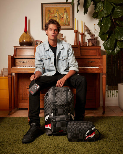 XTC GREY SHARKS IN PARIS TOILETRY BAG | Sprayground Online