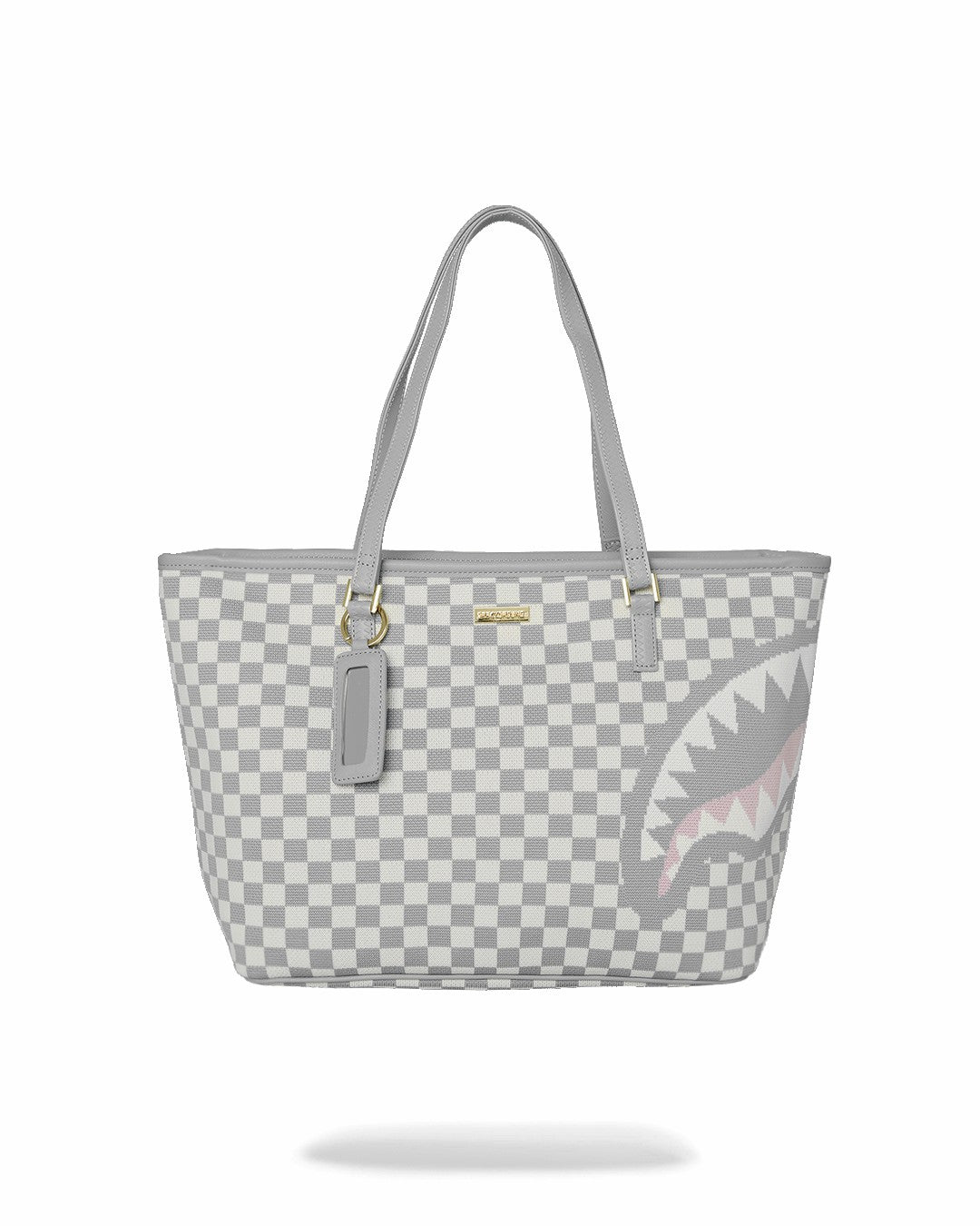 KNIT SHARKS IN PARIS IN CREAM TOTE | Sprayground for sale