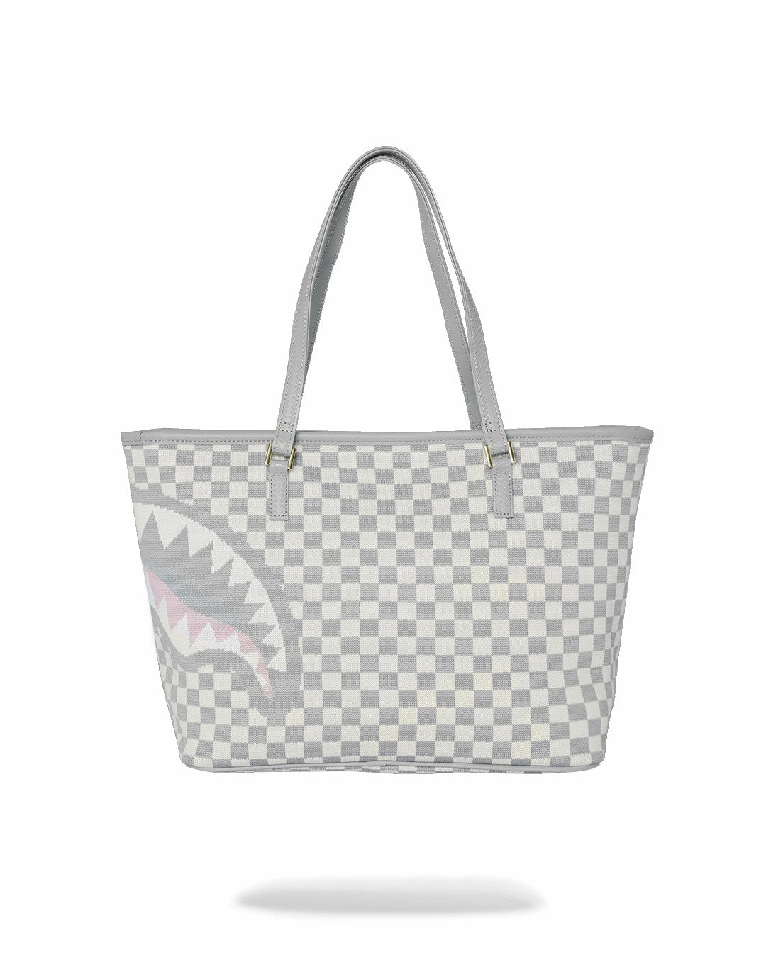 KNIT SHARKS IN PARIS IN CREAM TOTE | Sprayground for sale