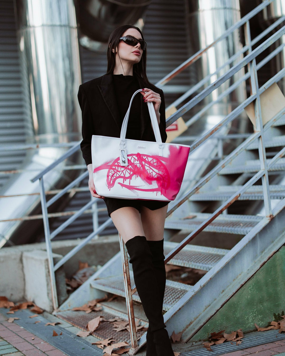 DESIGN STORM TOTE | Sprayground sale