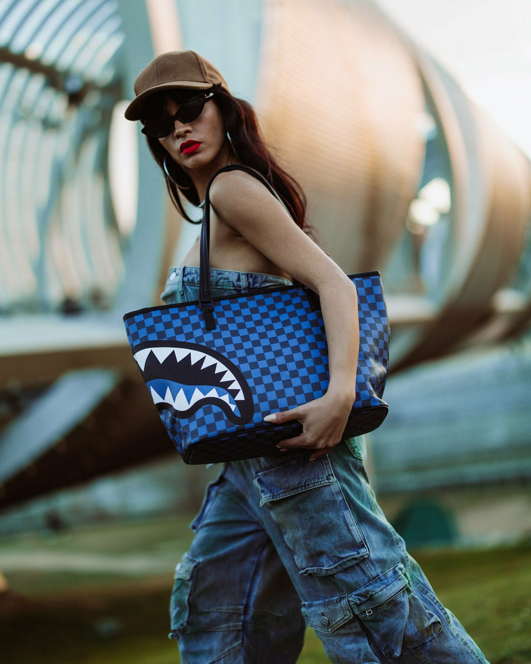 MIDNIGHT MAGIC SHARKS IN PARIS TOTE | Sprayground Discount